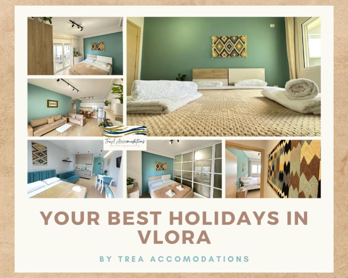 Trea Accomodations - Port Side Вльора Екстер'єр фото